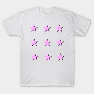 Little Pink VSCO Stars Sticker Pack T-Shirt